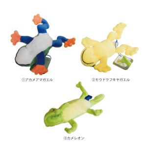 アカメアマガエル・モウドクフキヤガエル・カメレオン　ボールチェーン | 
